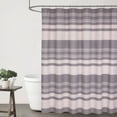 thumbnail image 2 of (5 pack) Ruvanti Shower Curtains 72x72 inch Polyester Cotton Blend, Bathroom Shower Curtain Aspid Grey Strip. Fabric Shower Curtain Set, Washable, Quick Dry, Water Resistant for Home, Farmhouse Shower Curtain, 2 of 8