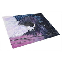 Caroline's Treasures Starry Night Papillon Glass Cutting Board Large