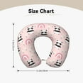 thumbnail image 5 of KLL Cute Cartoon Panda Pattern Memory Foam Cervical Neck Pillow Versatile U-Shaped Pillows for Home/Office/Camping/Travelling/Soft Washable Cover, 5 of 8