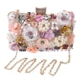 thumbnail image 3 of Sac Pochette Élégant pour Femme avec Fleurs Perlées et Paillettes, Sac à Main pour Soirée, 1 Ensemble, 3 of 9
