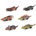 thumbnail image 3 of 6pcs/set Children Simulation Dinosaur Toy Pull Back Car Tyrannosaurus Model Toy Racing Vehicles Kids Xmas Gift, 3 of 7