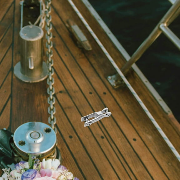 FESTFENDS Boat Yacht RV Accessories 1Pcs Anchor Swivel Connector Polished Finish for Boats