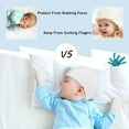 thumbnail image 2 of Soft Baby Hats and Mittens Knit Newborn Beany for Boys Newborn Toddler Girls Gloves No Scratch Toddler Hat and Mitten 6 Sets for 0-6 Months, 2 of 5