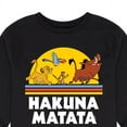thumbnail image 3 of The Lion King - Hakuna Matata - Sunshine - Toddler & Youth Long Sleeve Graphic T-Shirt, 3 of 5