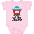 thumbnail image 3 of Inktastic Train Our Little Caboose New Baby Boys or Girls Baby Bodysuit, 3 of 5