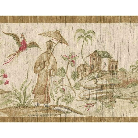 879358 Oriental Asian Scenic Wallpaper Border 31132620