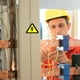 thumbnail image 5 of 50 pegatinas de advertencia de alto voltaje, pegatinas de seguridad para paneles eléctricos., 5 of 8