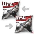 thumbnail image 2 of UFC Fundas de almohada de terciopelo con tema, regalos de funda de almohada, decoración para el hogar, cojín de lanzar, regalo de cumpleaños para fans y parejas. 45cm x 45cm., 2 of 6