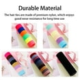 thumbnail image 3 of Sonducket 100 piezas de bandas para el cabello adornos de alta elasticidad decorativos sin enganches soporte de cola de caballo elásticos Bobbles para Accesorio para el cabello colorido 2 Sonducket AP010196-02B, 3 of 6