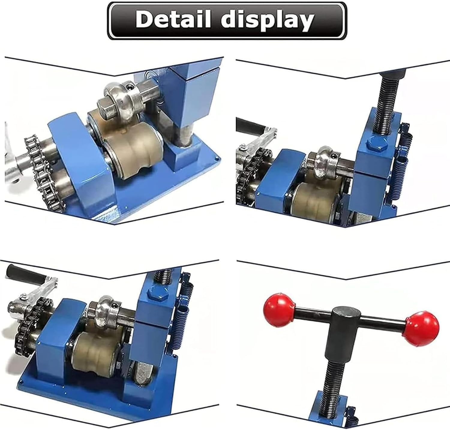 Jewelry Press Roller Tool Combination Rolling Mill Machine, 2 In1 Manual Hand Crank Ring Bracelet Press Bender with 0.1-7mm Press Thickness, for Processing Ring, Bracelet, Earring