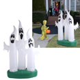 thumbnail image 4 of Explotar Fantasma Blanco, Halloween Inflable 3 Fantasmas Fantasma Inflable con Luz LED Explotar Decoración de Fantasmas Diseño Exquisito, 4 of 5