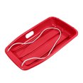 thumbnail image 2 of Snow Sled with Pull Rope & Handle, 25.6"*14.2" Plastic Winter Toboggan Sled, Snow Sled for Slippery Racer Downhill Sprinter (Red, 1pcs), 2 of 7