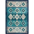 thumbnail image 2 of Mark&Day Area Rugs, 9x13 Arizona Rustic Aqua Area Rug (8'10" x 12'10"), 2 of 6