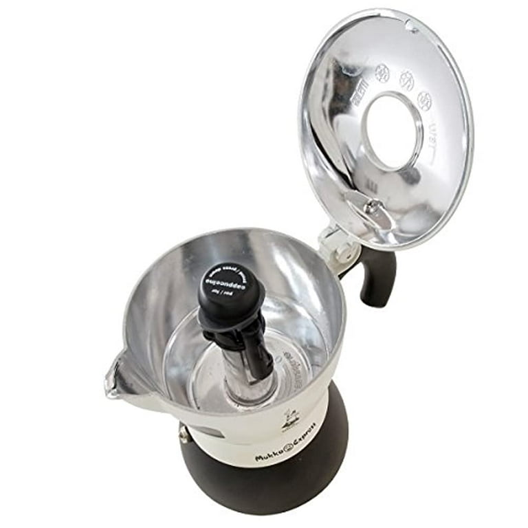 Bialetti Mukka Express 2-Cup Cow-Print Stovetop Cappuccino Maker