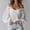 White long sleeve off shoulder top women a1, variant on Women's Off-Shoulder Lace Trim Blouse,Spring Long Sleeve Solid Color Casual&nbsp;Spaghetti Strap Top, Lightweight Summer Clothes, White M