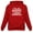 Red, variant on Men's Anime Lover Hoodie - Ideal Gift for Anime Enthusiast - L, Black