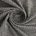 thumbnail image 2 of Zelouf Emily Metallic Windowpane Boucle Tweed  , Sewing, DIY, Crafts Fabric by the Yard, Black/gold Combo, 10 Yard, 2 of 3