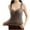 Khaki, variant on Thermal Tank Top Womens Warm Underwear Undershirt for Women Sleeveless Square Collar Warm Base Layer Vest
