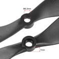 thumbnail image 3 of Hélices RC CW CCW 1147 11x4.7 Pulgadas 2-Van Fixed-Wing para Juguete de Avión, Nylon Negro 2 Pares con Anillo Adaptador, 3 of 4