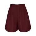 thumbnail image 6 of Aihuaihua Womens Shorts Dressy High Waisted Wide Leg Tailored Shorts Pleated Business Casual Work Trouser Shorts XL, 6 of 7