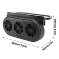 thumbnail image 3 of BotaniNest Solar Car Exhaust Fan 5000 Solar Powered Car Exhaust Fan Air Circulation Vehicle Vent Fan With USB Interface For Use In Cars Home Rooms Ventilation, 3 of 7