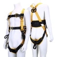 thumbnail image 1 of arnés de seguridad duradero, ergonómico y ajustable, protección contra caídas, arnés de escalada, seguridad de protección contra caídas, adecuado para escalar, trabajar en altura, etc., 1 of 3