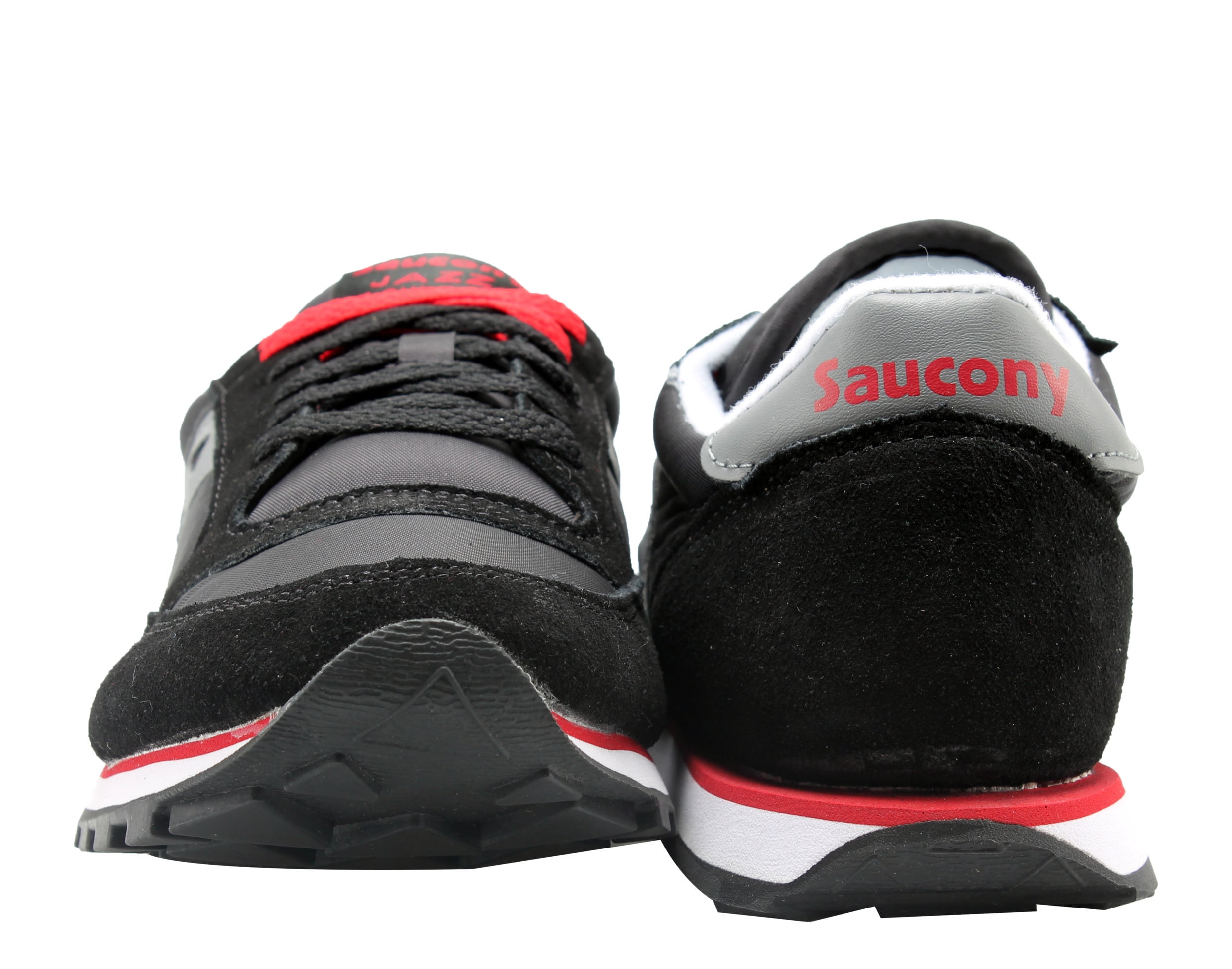 Saucony Jazz Low Pro Black/Grey/Red Men's Running Shoes 2866-7 Saucony Jazz Low Pro Black/Grey/Red Men's Running Shoes 2866-7