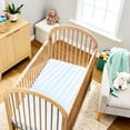 thumbnail image 3 of Parent's Choice Cotton Fitted Crib Sheets for Baby Boys and Girls, Gingham, 2-Pack, 3 of 6