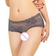thumbnail image 5 of Gibobby Ropa Interior para Mujer La ropa interior de encaje Ms Sexy aumenta el vientre de algodón hueco transparente transpirable en tamaños más grandes(Azul， L), 5 of 5