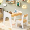 thumbnail image 5 of Innovation Works 2Pcs Wooden Kids Table and Chair Set, MDF Construction, Children Study Desk Furniture for 2-8 Years Old, 5 of 7