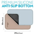 thumbnail image 3 of 2ct Paw Inspired Dog Crate Pads Mats size 29x18” for Use with 30” Kennel and Crate | Washable Waterproof Dog Pee Pads, 3 of 8