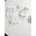 thumbnail image 3 of Zhengup Women's 7 Pairs Textured Crew Socks Ruffle Trim Socks, 3 of 6