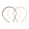 thumbnail image 4 of Accesorios para el cabello de color sólido Unique Bargains 1 Set para mujeres tono dorado caqui, 4 of 5