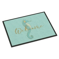 Seahorse Welcome Doormat 18x27