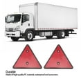 thumbnail image 5 of Garosa 2Pcs Truck Red Reflector, Waterproof Reflector with Double Hole for Trailer Caravan Motorhome, 5 of 7