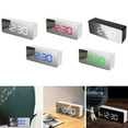thumbnail image 4 of Led Wecker Digital Usb Alarmwecker Funk Uhr Schlummerfunktion Tischuhr Spiegel, 4 of 6