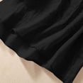 thumbnail image 6 of TFEOQRY Women's Cotton Linen Embroidery Blouse 3/4 Sleeve Crew Neck Casual Loose Lightweight Tops for Daily Wear, 6 of 9