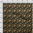 thumbnail image 2 of oneOone Cotton Flex Black Fabric Merry Christmas Diy Clothing Quilting Fabric Print Fabric By Yard 40 Inch Wide-NYC, 2 of 4