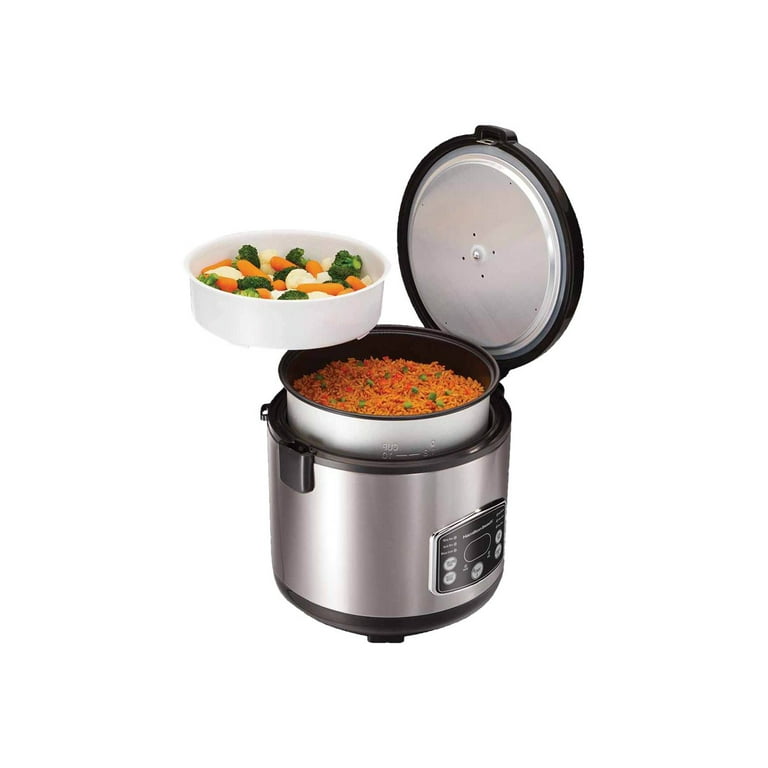 Hamilton Beach 14-Cup Stainless Steel Rice/Hot Cereal Cooker 37548 - The  Home Depot