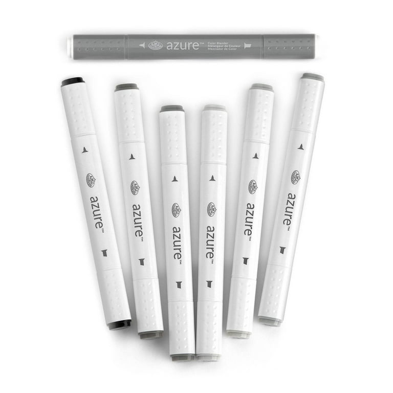 Royal & Langnickel Azure™ 7 pc Grayscale Color Marker Set