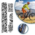 thumbnail image 4 of Bgsha Fibre Texture Protection Autocollant Montagne Route Vélo Cadre Autocollant, 4 of 9