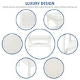 thumbnail image 3 of White Wicker Patio Furniture Coffee Table, 3 of 7
