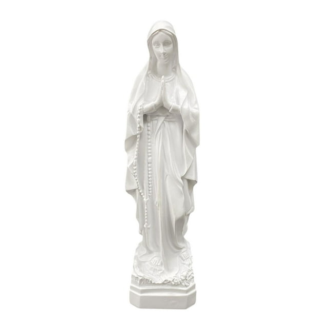 jesticaly Statue Religieuse et Grandes Textures. Bureau Style Blanc A