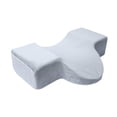 thumbnail image 1 of Almohada para el cuello con extensión de pestañas, banco de trabajo, herramienta auxiliar para pestañas, transpirable gris, 1 of 9