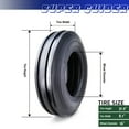 thumbnail image 4 of SUPERGUIER Heavy Duty 7.50-16 Rib Implement Tire F-2 Pattern 8 Ply Set 2 - 16002, 4 of 5