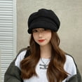 thumbnail image 6 of Bovemsi Beret Hats for Women Newsboy Cap Visor Soft Panels Vintage Cabbie Hat Girls Artist Beret Cap, 6 of 7