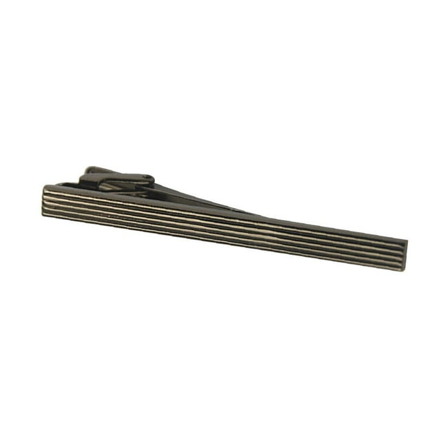 Disfraz de cierre de barra clásico de lujo para hombre Sunnimix Clip de corbata plateado para hombre
