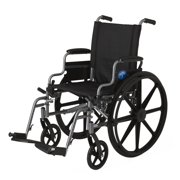 Medline K4 Basic 18" Wheelchair, Swing Away Legs, Desk Length Arms