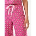 thumbnail image 2 of Joyspun Women's Woven Cropped Pajama Pants, Sizes S to 3X, 2 of 6