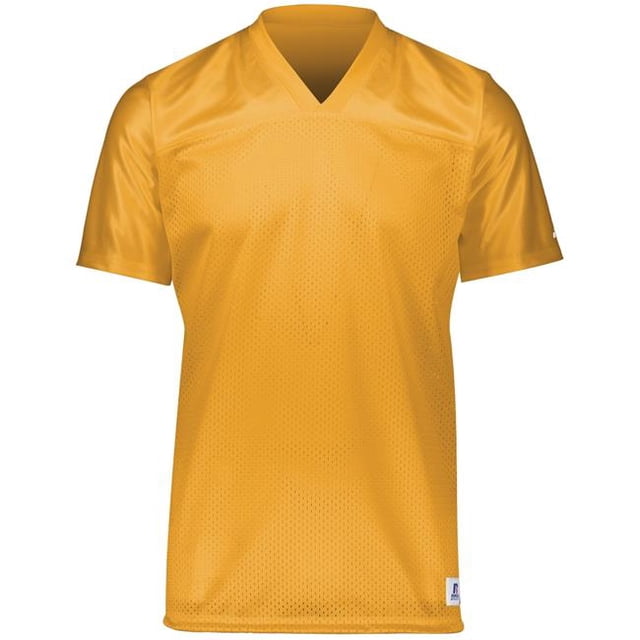 Adult Solid Flag Football Jersey, Gold - Medium